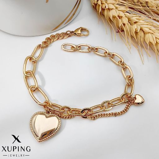 دستبند قلبی ژوپینگ کد 1578 - خرید آنلاین از گالری آداس